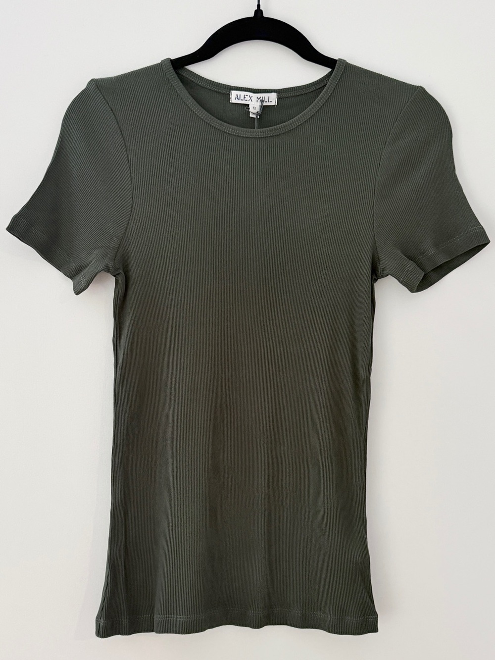 Alex Mill Carolyn tee in fine rib S